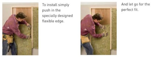 100mm Rockwool Flexi Insulation Slab 1200mm x 600mm Mineral
