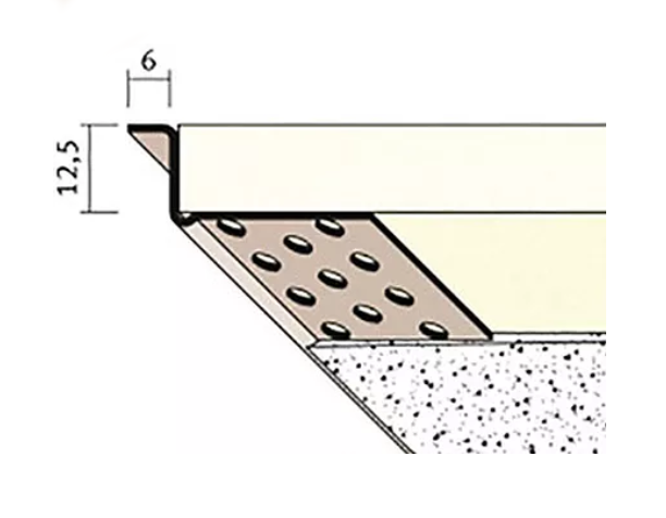 6mm Pvc Shadow Gap Profile