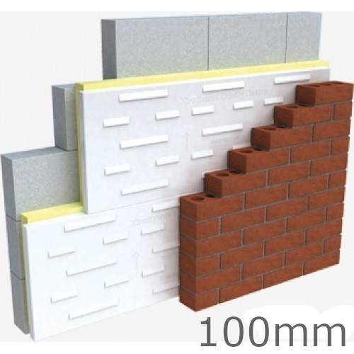 100mm Thin R Ct Pir Cavity Therm Full Fill Insulation Xtratherm Cavity Wall Insulation